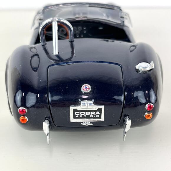 RoadLegend Convertible Shelby Cobra 427 SC Diecast Model Car in Midnight Blue - Picture 5 of 9
